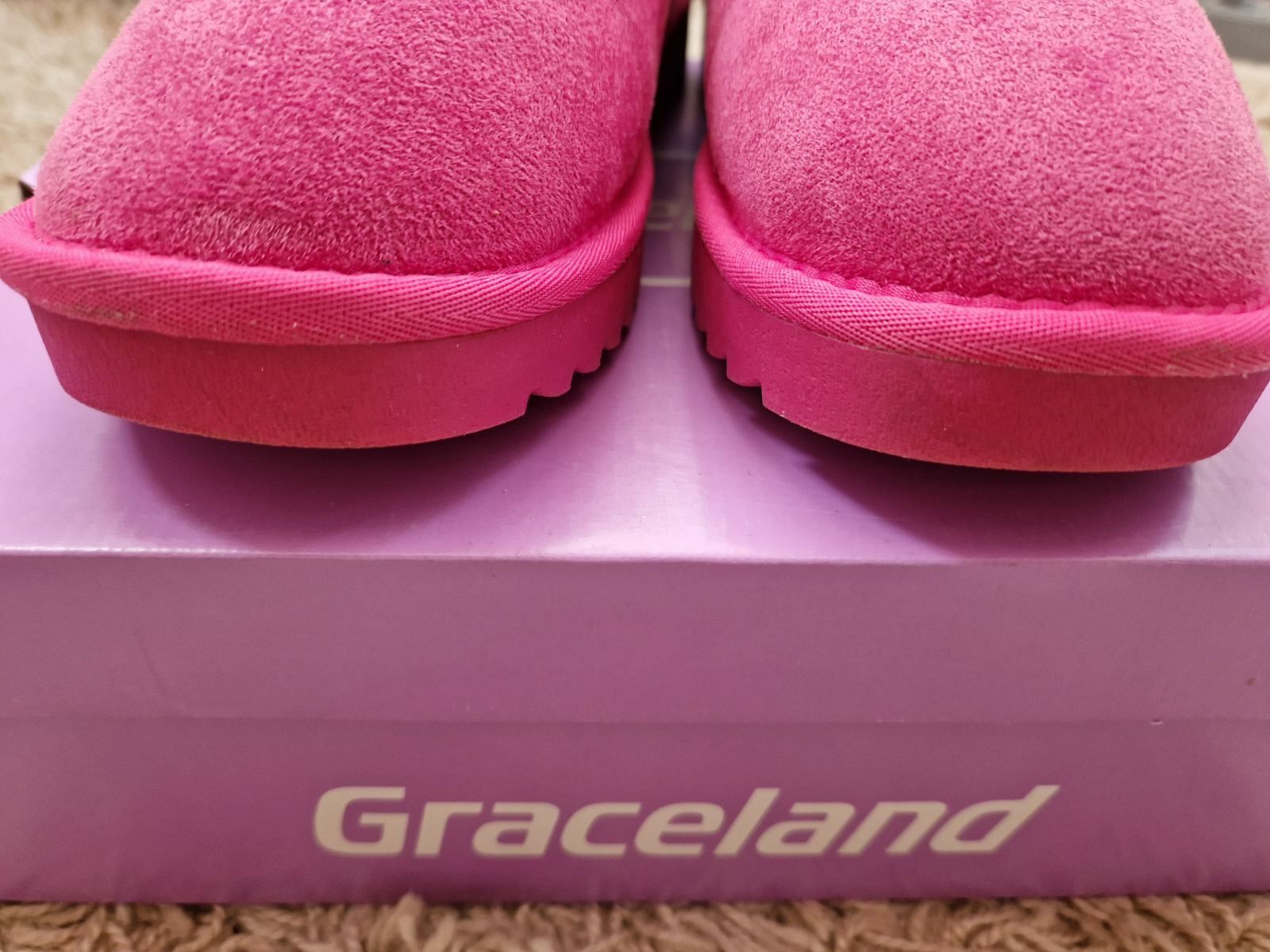 Уггі рожеві 37р жіночі зимові уги Graceland
