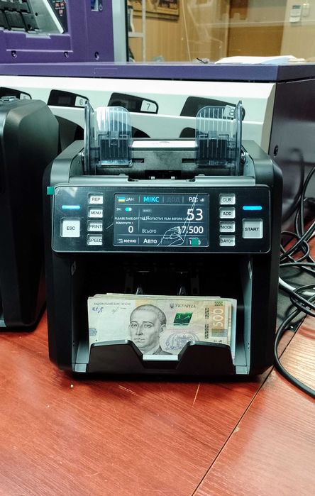 Лічильник-сортувальник банкнот, детектори валют, банківське обладнання