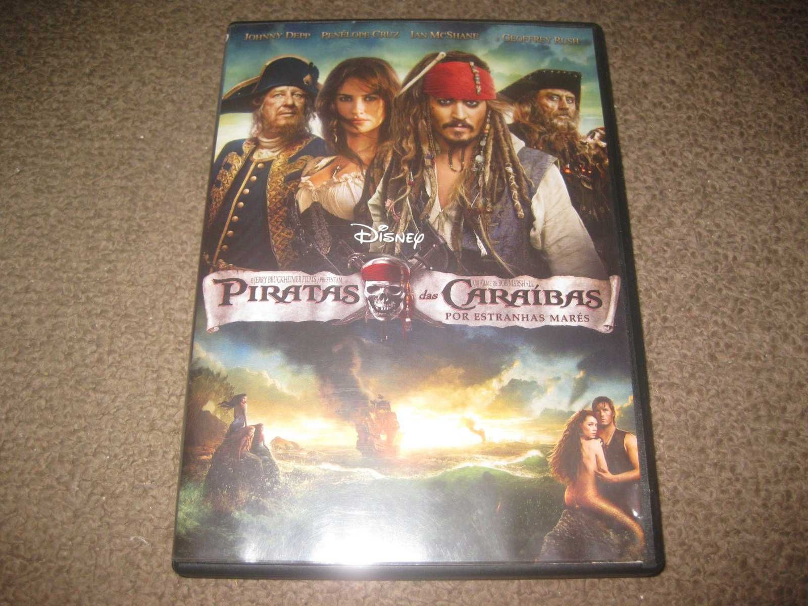 DVD "Piratas das Caraíbas: Por Estranhas Marés" com Johnny Depp