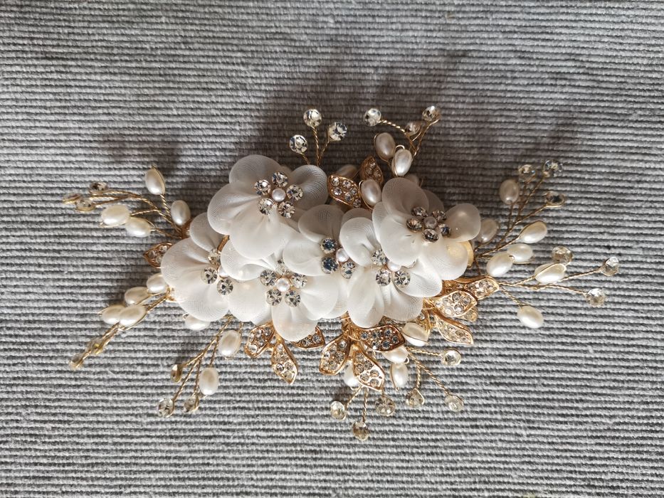 Spinka ślubna, ozdoba do włosów i upięć