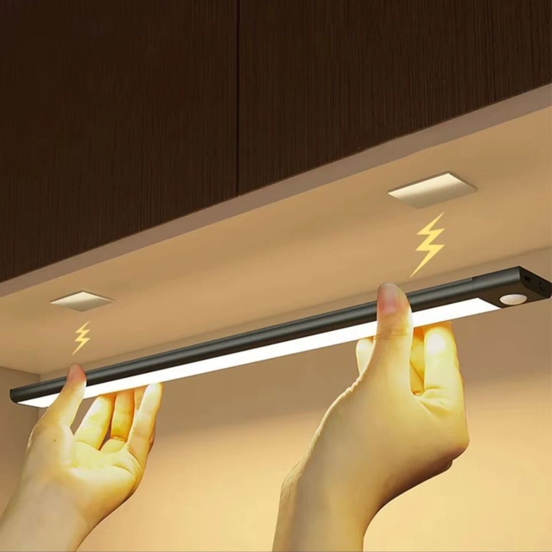 Lampa podszafkowa listwa 40 cm czujnik ruchu do szafy lampa