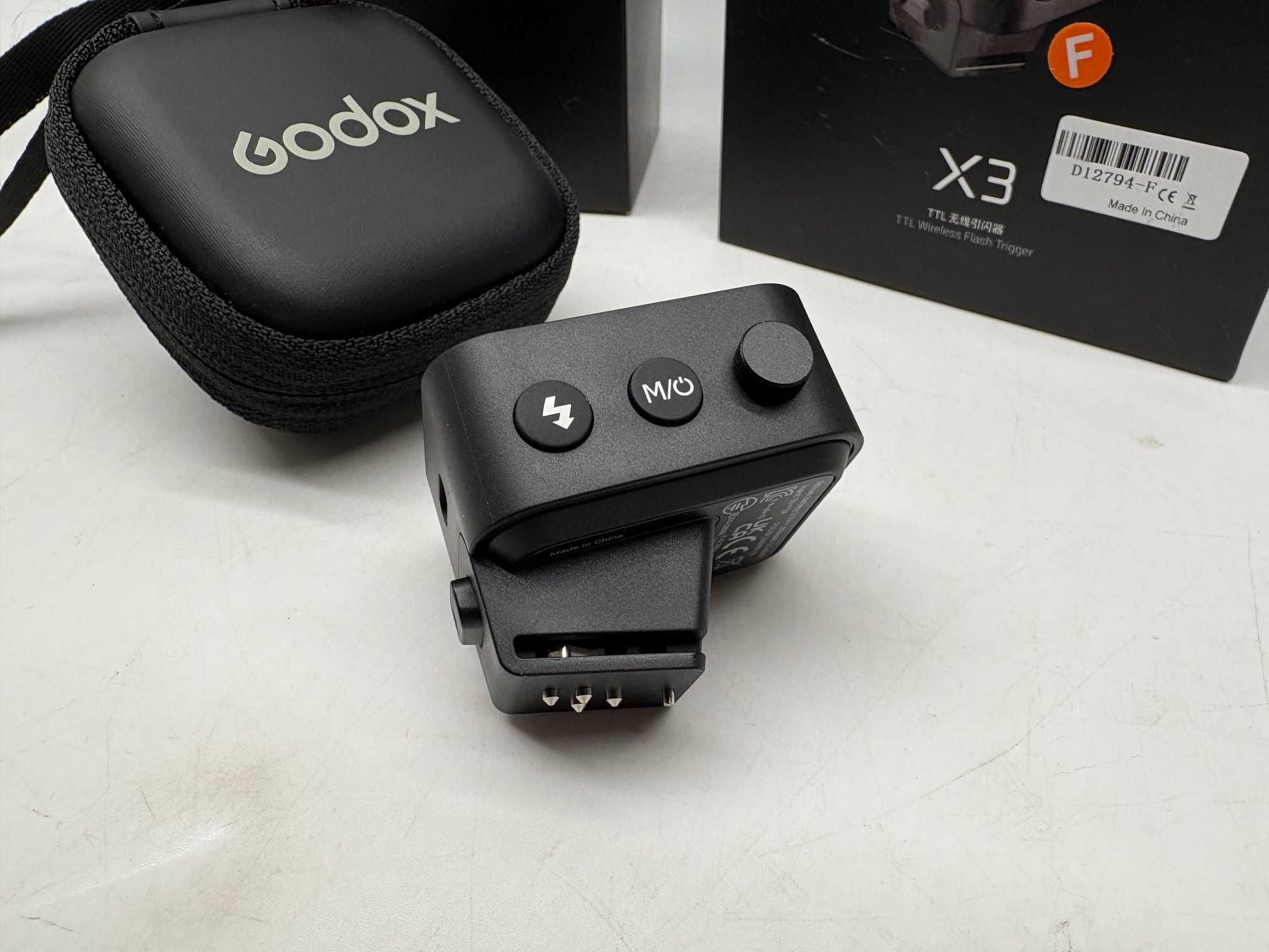 GODOX X3 N bezprzewodowy wyzwalacz lampy błyskowej E-TTLII 2,4GHZ OLED