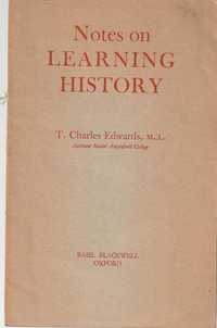 Notes on learning History-T. Charles Edwards-Basil Blackwell