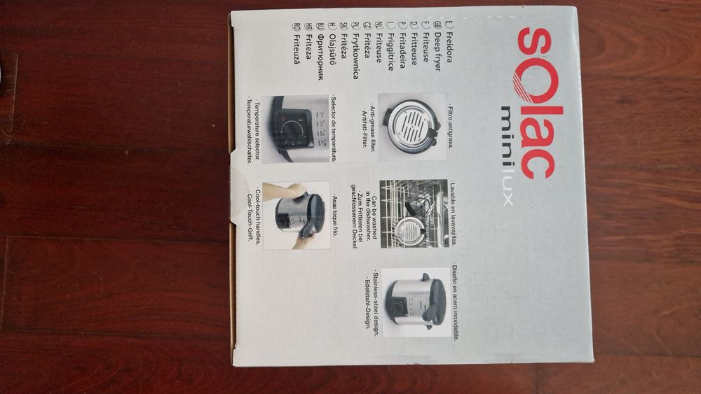 Fritadeira Solac - Nova, na caixa