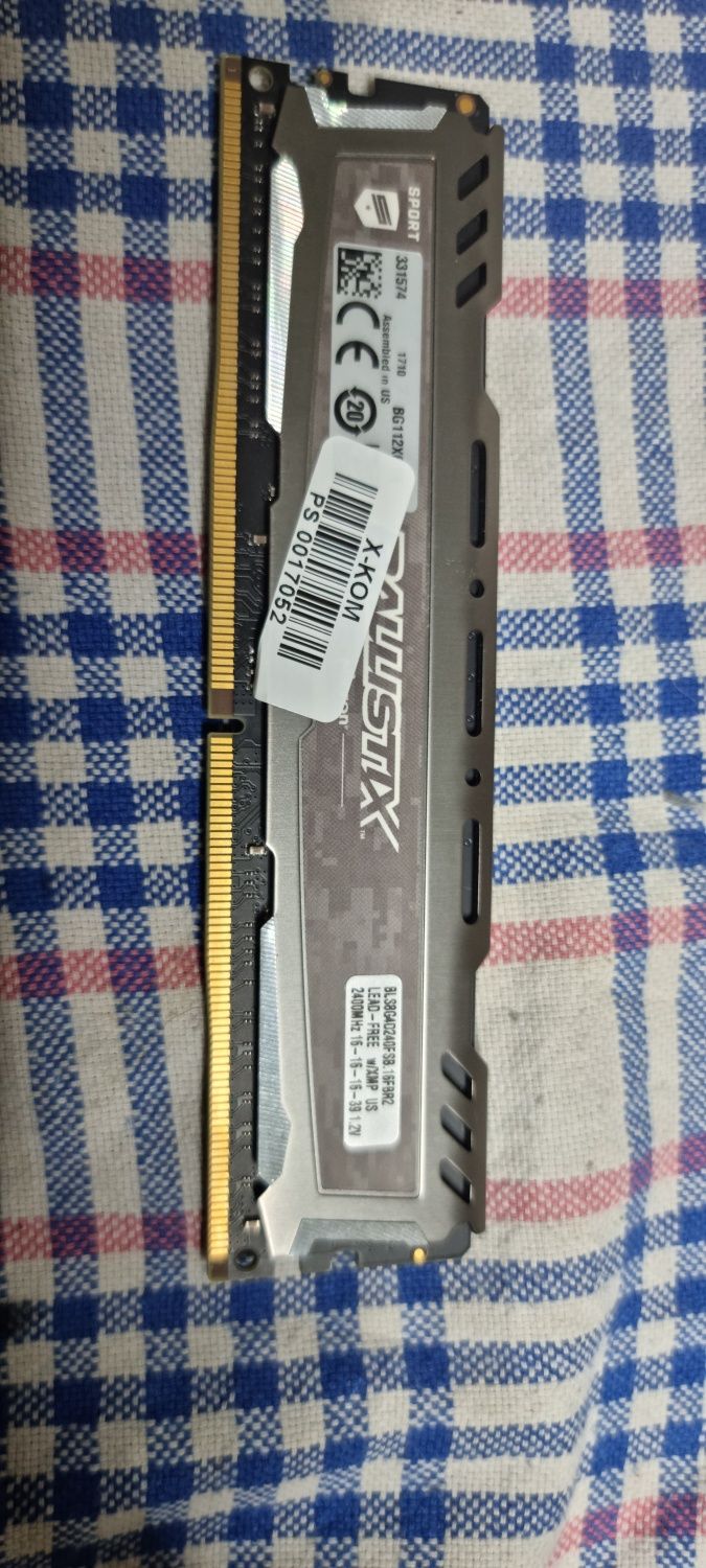 Ram ddr4 8 gb 1 moduł 2400Mhz BALLISTIX