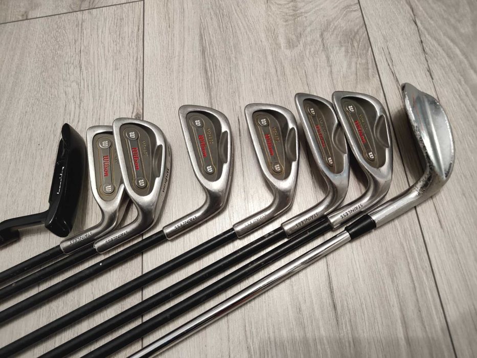 kije golfowe Wilson MS600 R flex Iron 5 PW Putter kije kij do golfa