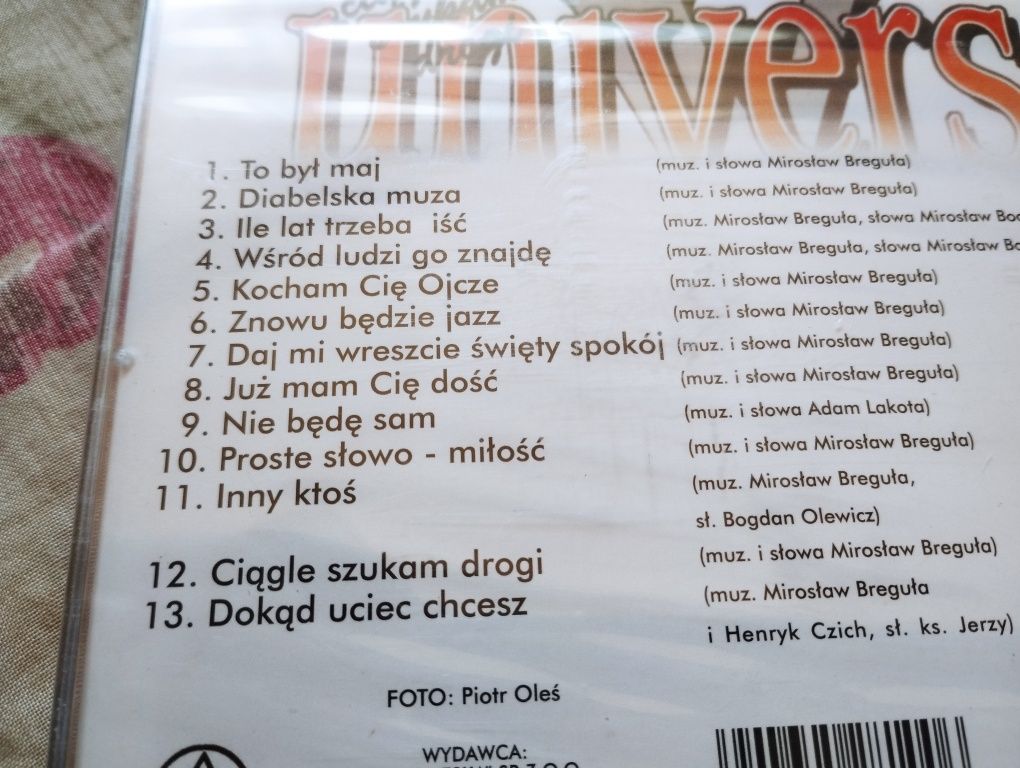 Płyta CD, Universe, ciągle .drogi, Mirosław Breguła