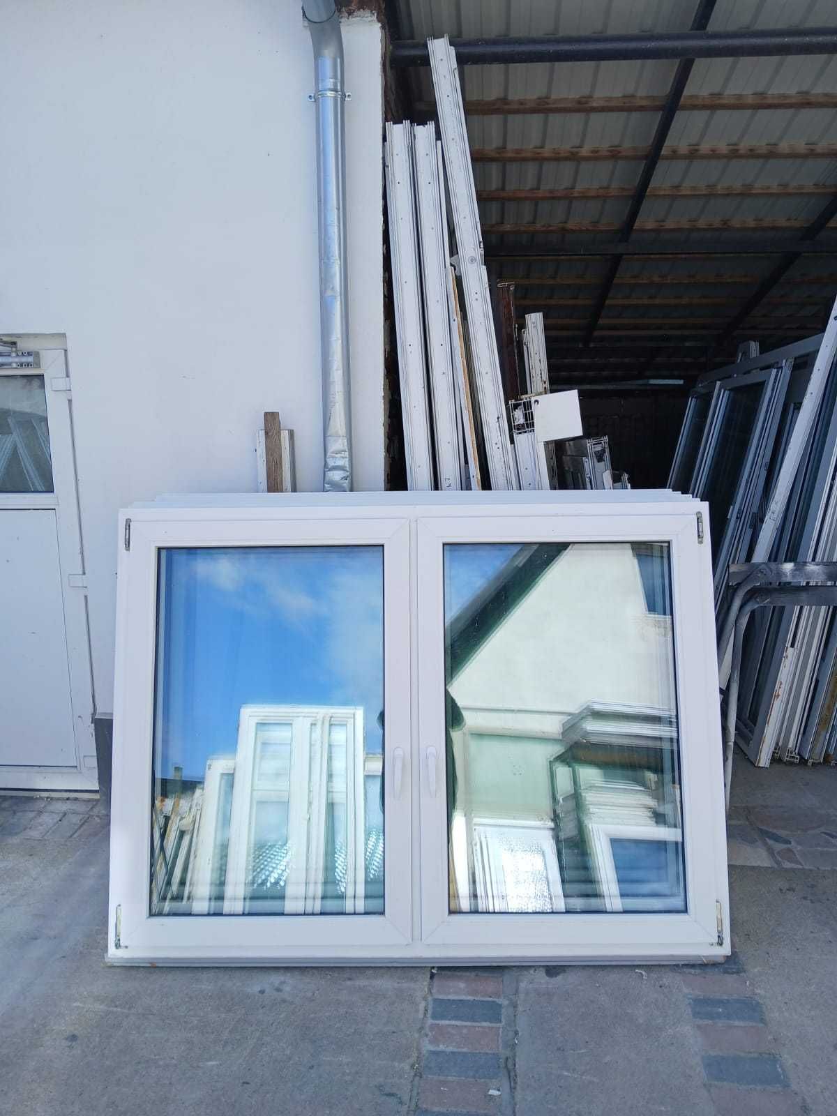 Okna 180x132 okno pcv dwuskrzydłowe białe Niemieckie DOWÓZ CAŁY KRAJ
