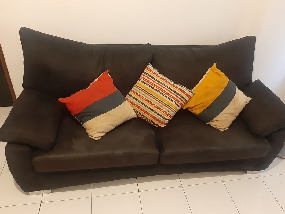 Mobília sala(3 aparadores) + sofá + poltrona