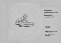 Katalog części silnika Fortschritt D-110 do pokosówek