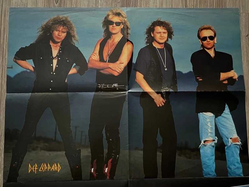NOWY Plakat Zespołu Def Leppard Metal Hammer (rozmiar ok. 60x40cm)