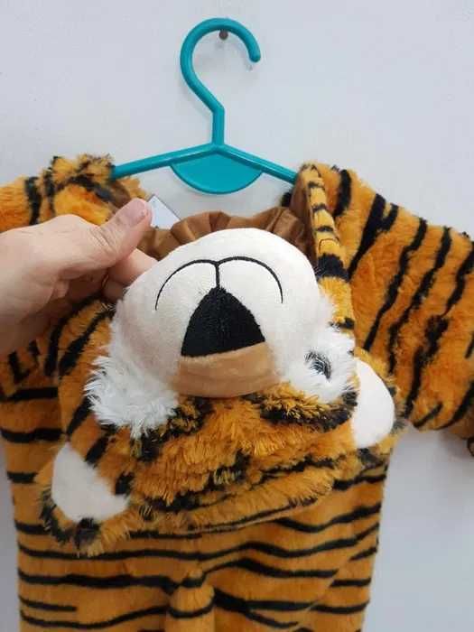 Nowy strój przebranie tygrys tygrysek rozmiar 0-6 m-cy B055