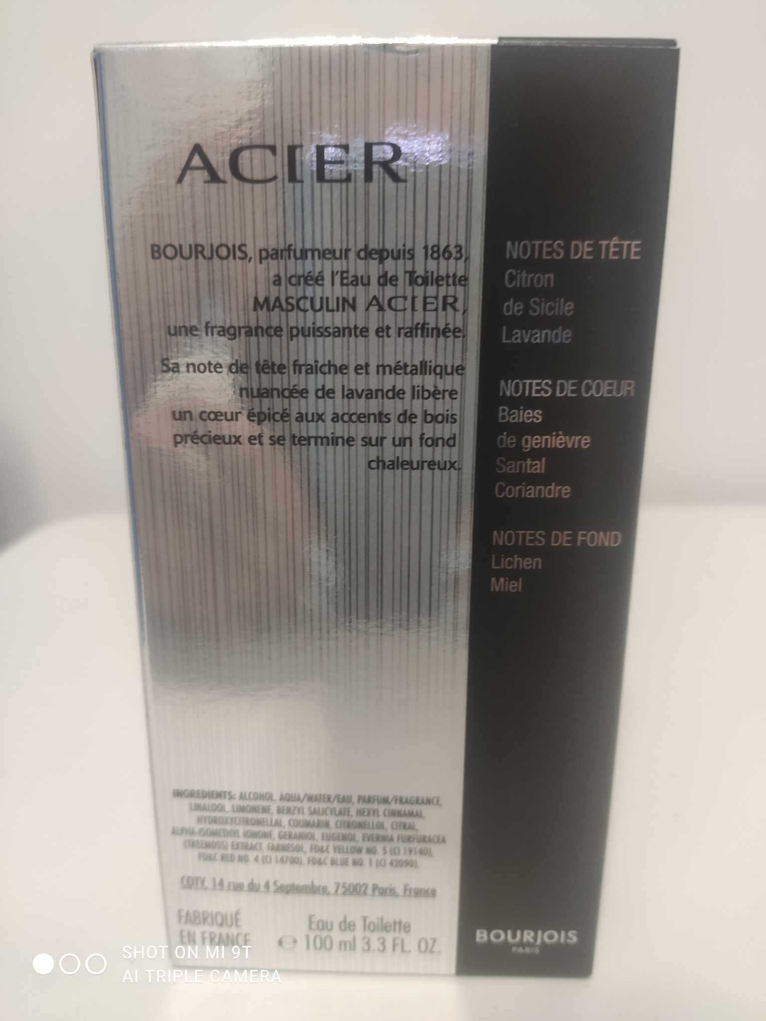 Bourjois Masculin Acier 100ml