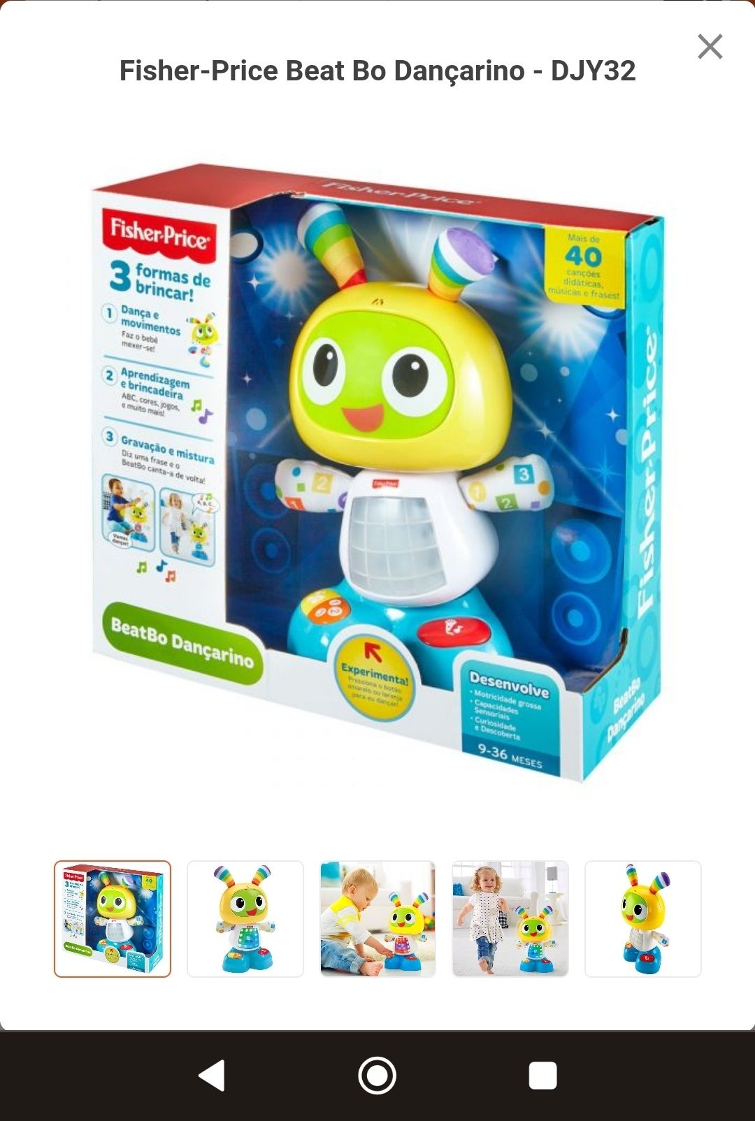 BeatBo Dançarino da Fisher-Price