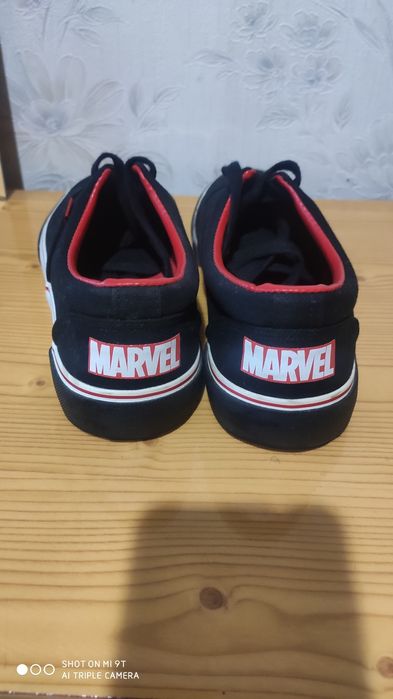Кеды мокасины Marvel