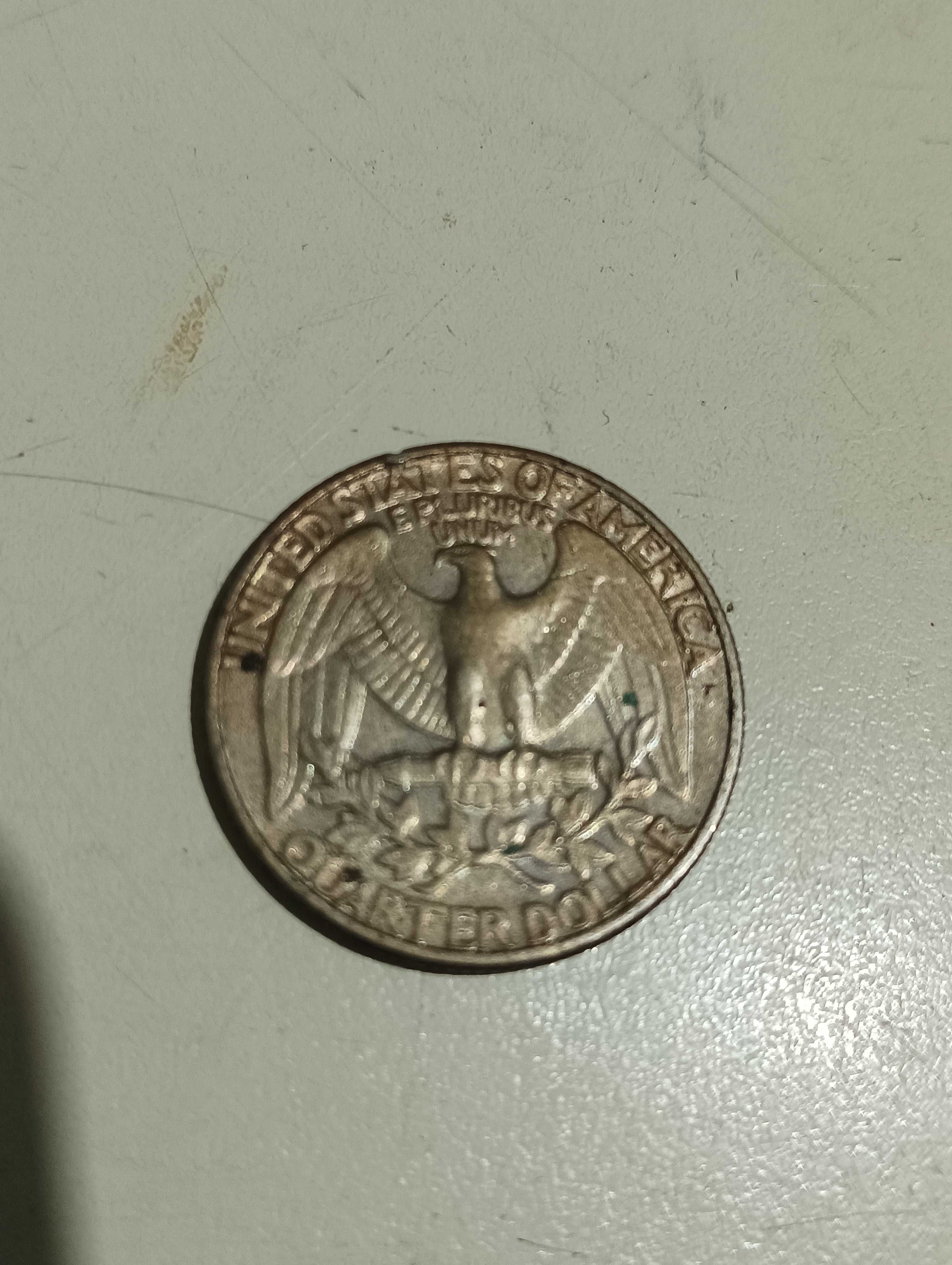 Moeda 1/4  de Dólar EUA 1986