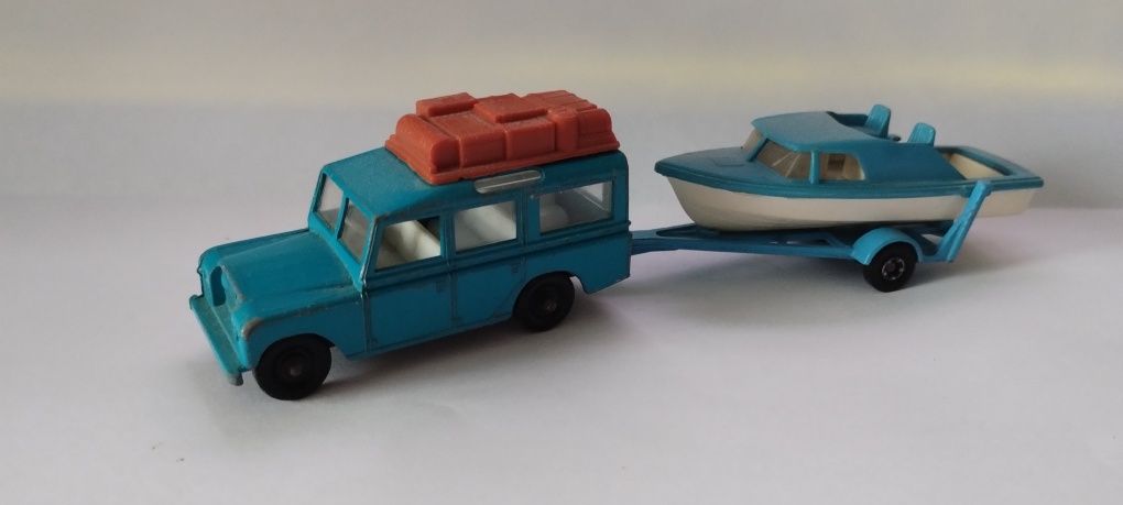 Matchbox land Rover plus przyczepa lata 60 te