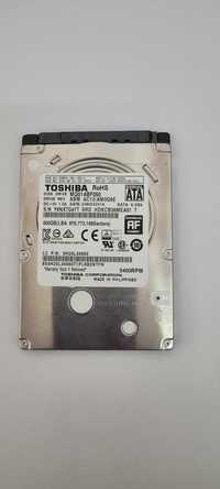 używany dysk twardy HDD 2,5" Toshiba 500GB 5400rpm SATA