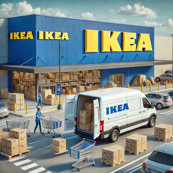 Meble Ikea Hemnes Pax Malm łóżko szafa komoda sofa toaletka transport