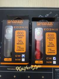 Manker E03H II, універсальний налобний ліхтарик з фільтрами