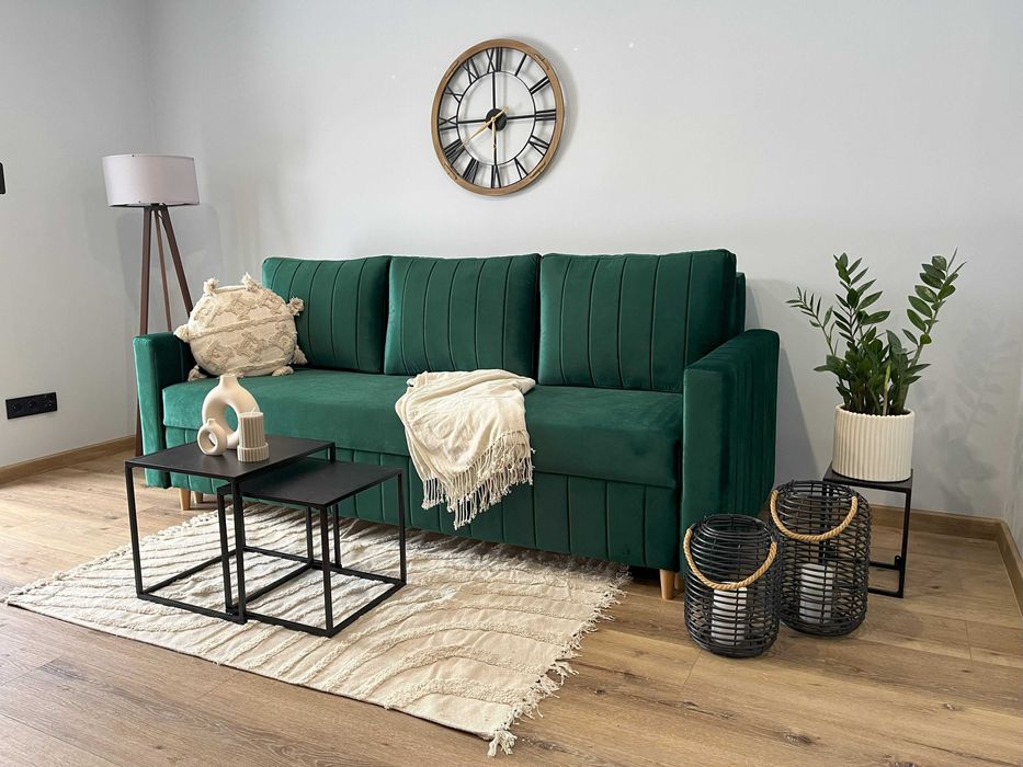 Kanapa Malmo. Wersalka, łóżko, sofa. Automat DL, funkcja spania!