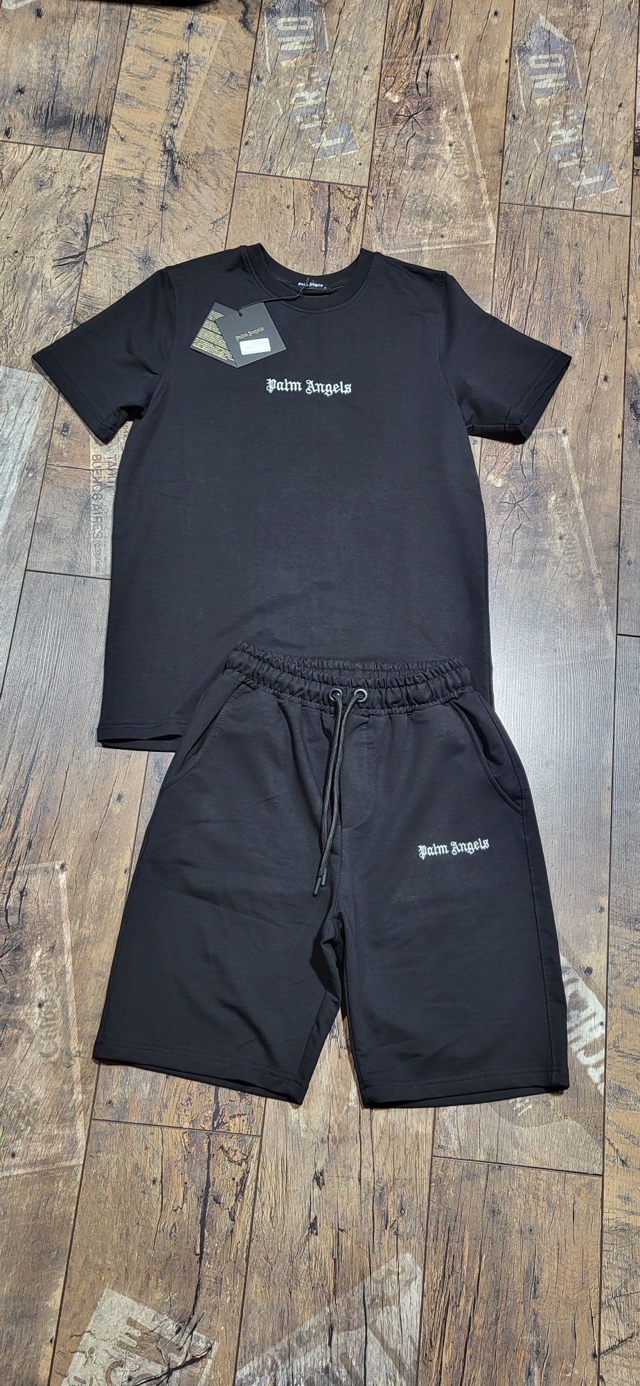 Palm Angels komplet meski młodzieżowy koszulka spodenki bawełna S