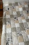 Narzuta patchwork 150/205 Beżowa