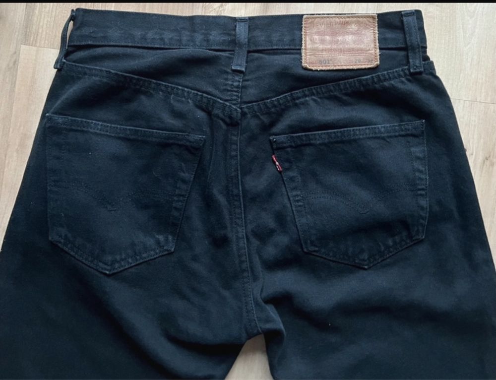 Spodnie Levis 501  Premium  rozm 29/32 (pas 78 cm) Czarne