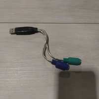 Przejściówka USB - 2x PS2