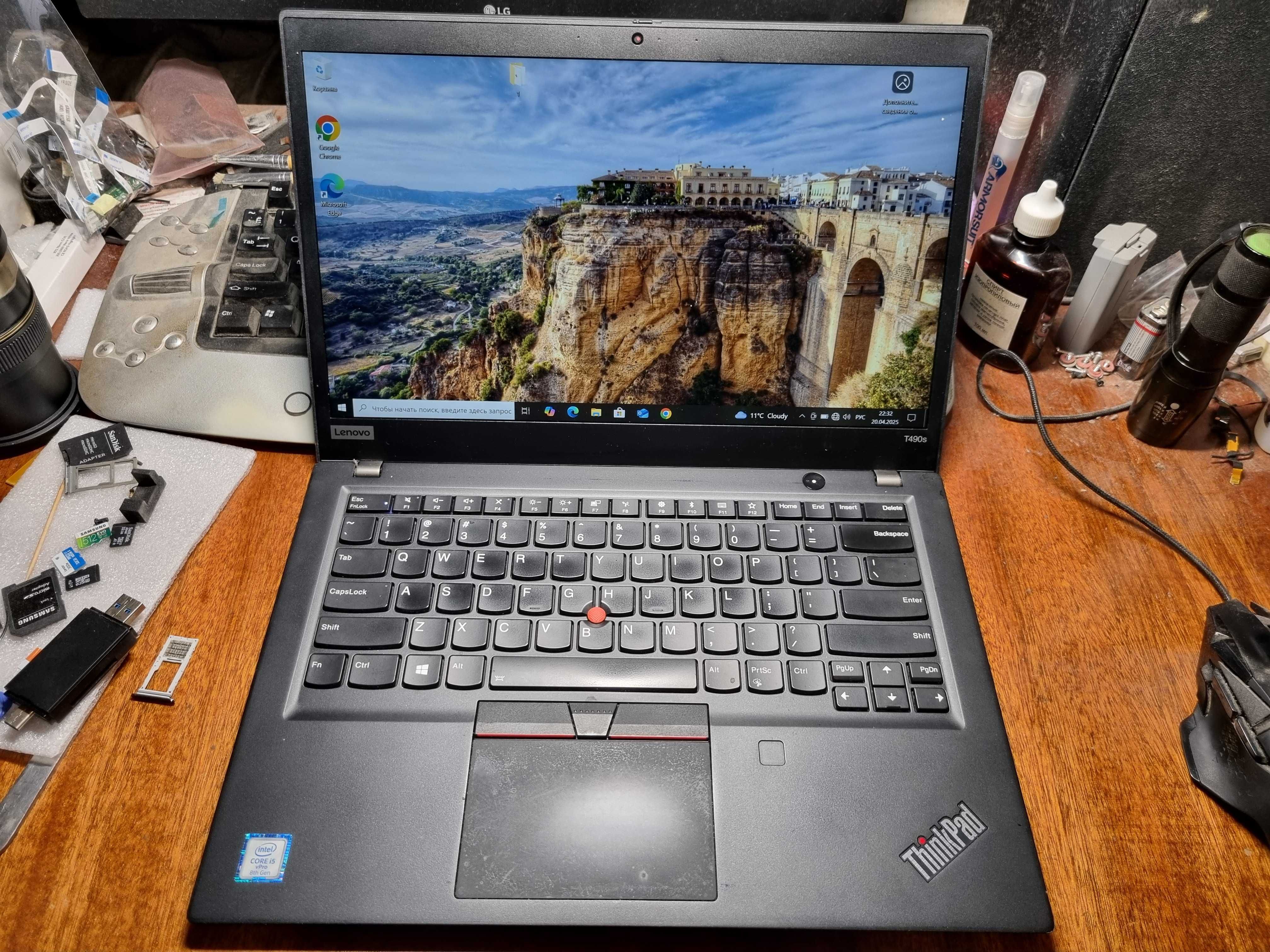 Ноутбук Lenovo ThinkPad T490s, i5-8365U, 8Gb/256Gb ssd