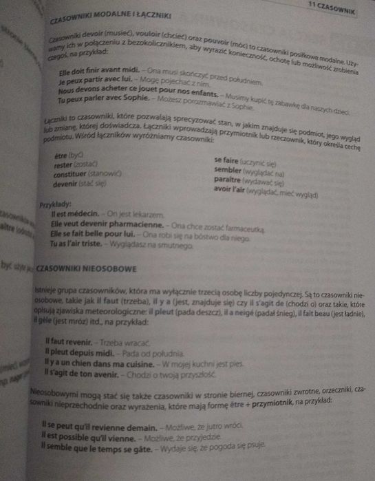 Francuski - Gramatyka z ćwiczeniami - Stan idealny!