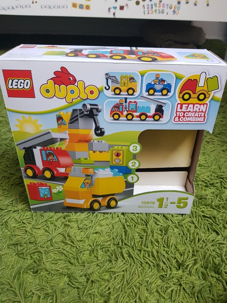 Lego Duplo "Moje pierwsze pojazdy" 10816