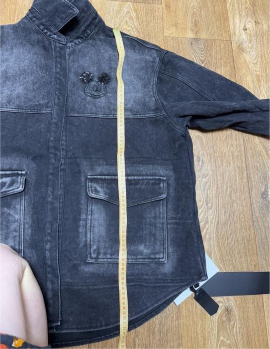 Джинсовая куртка курточка пиджак l,xl  микки маус