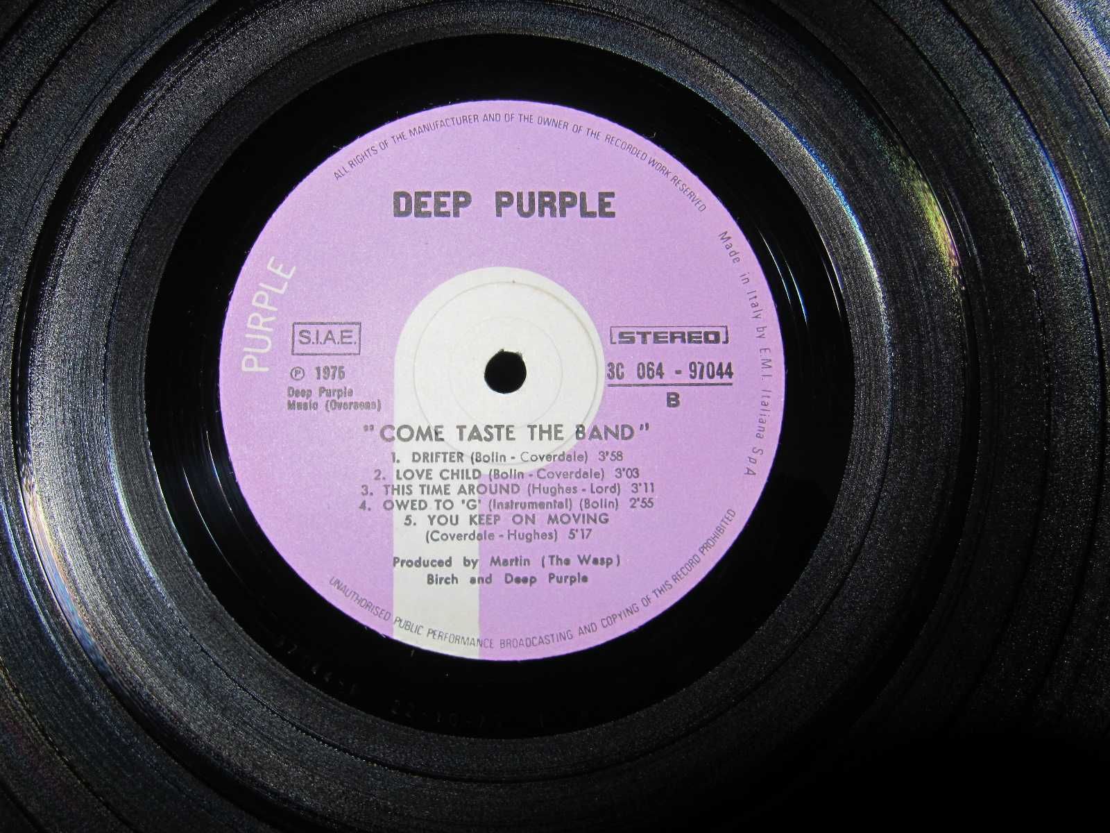 Виниловый Альбом DEEP PURPLE -Come Taste The Band- 1975 *ОРИГИНАЛ