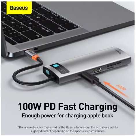 Baseus-4K Tipo C para Hub USB 3.0,  HDMI, PD 100W, Dock Station