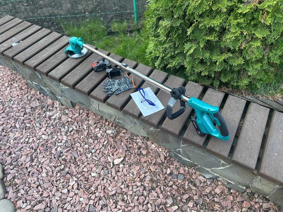 Аккумуляторная газонокосилка Макита 2️⃣АКБ. Беспроводной тример Makita