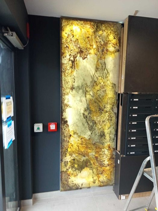 Fornir kamienny kamień w rolce elewacje obudowa kominka dekor ścienny
