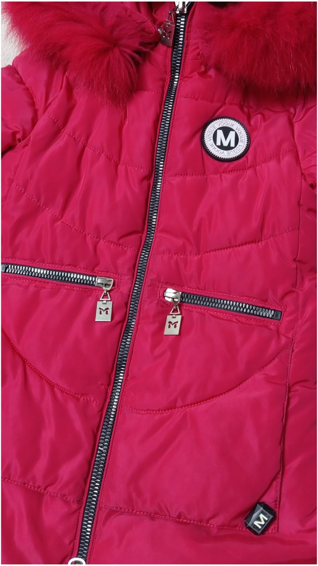 Зимова куртка/пальто  на дівчинку 116