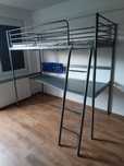 Łozko pietrowe ikea svarta