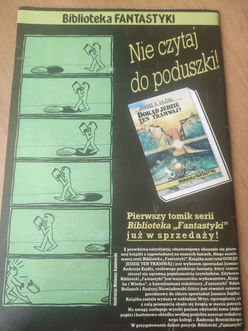 Miesięcznik,, Fantastyka " nr 10 październik 1988
