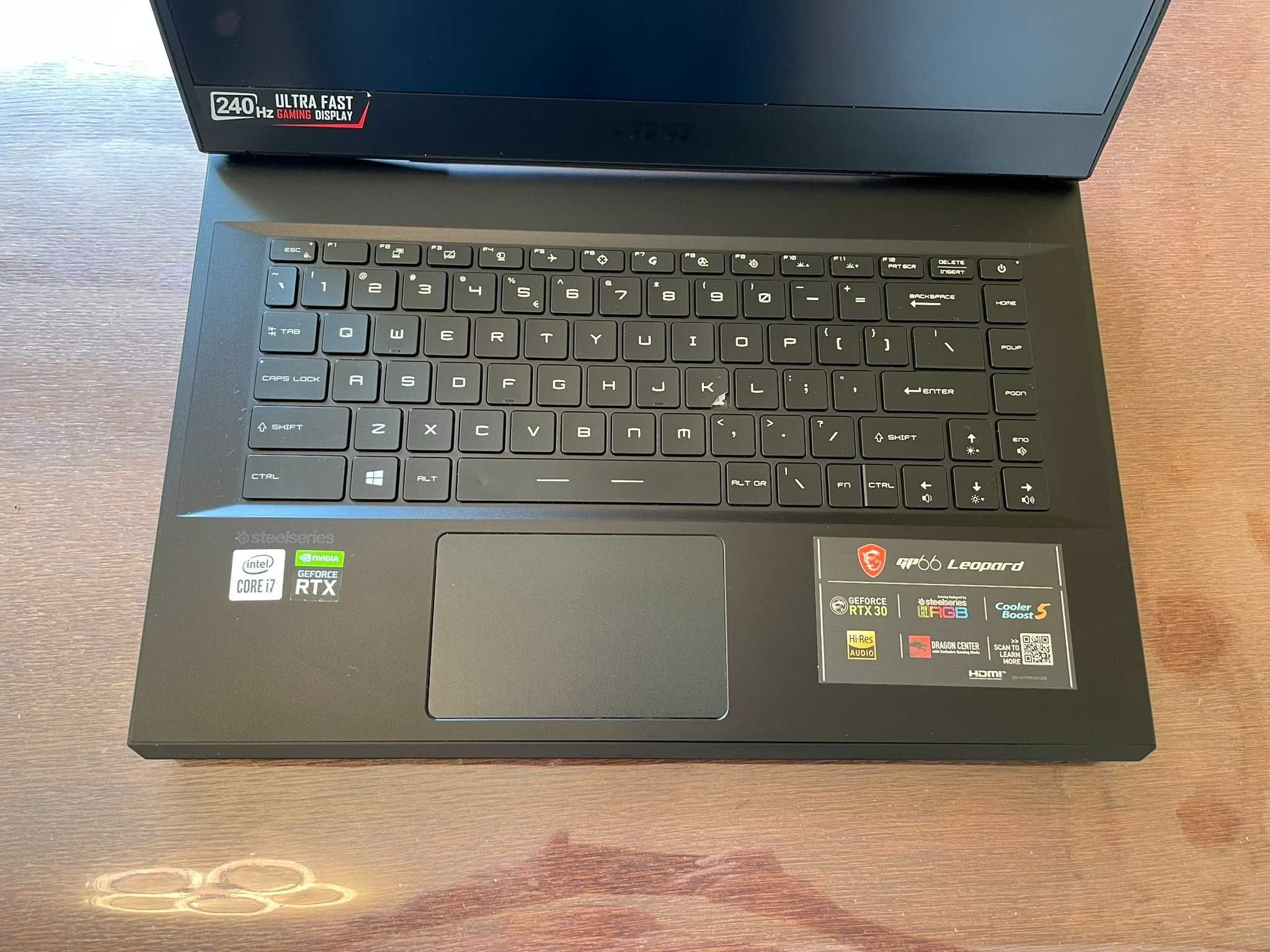 Ноутбук 15" OLED MSI GP66 Leopard 10UG (i7-10870H/32/SSD1Tb/RTX3070)