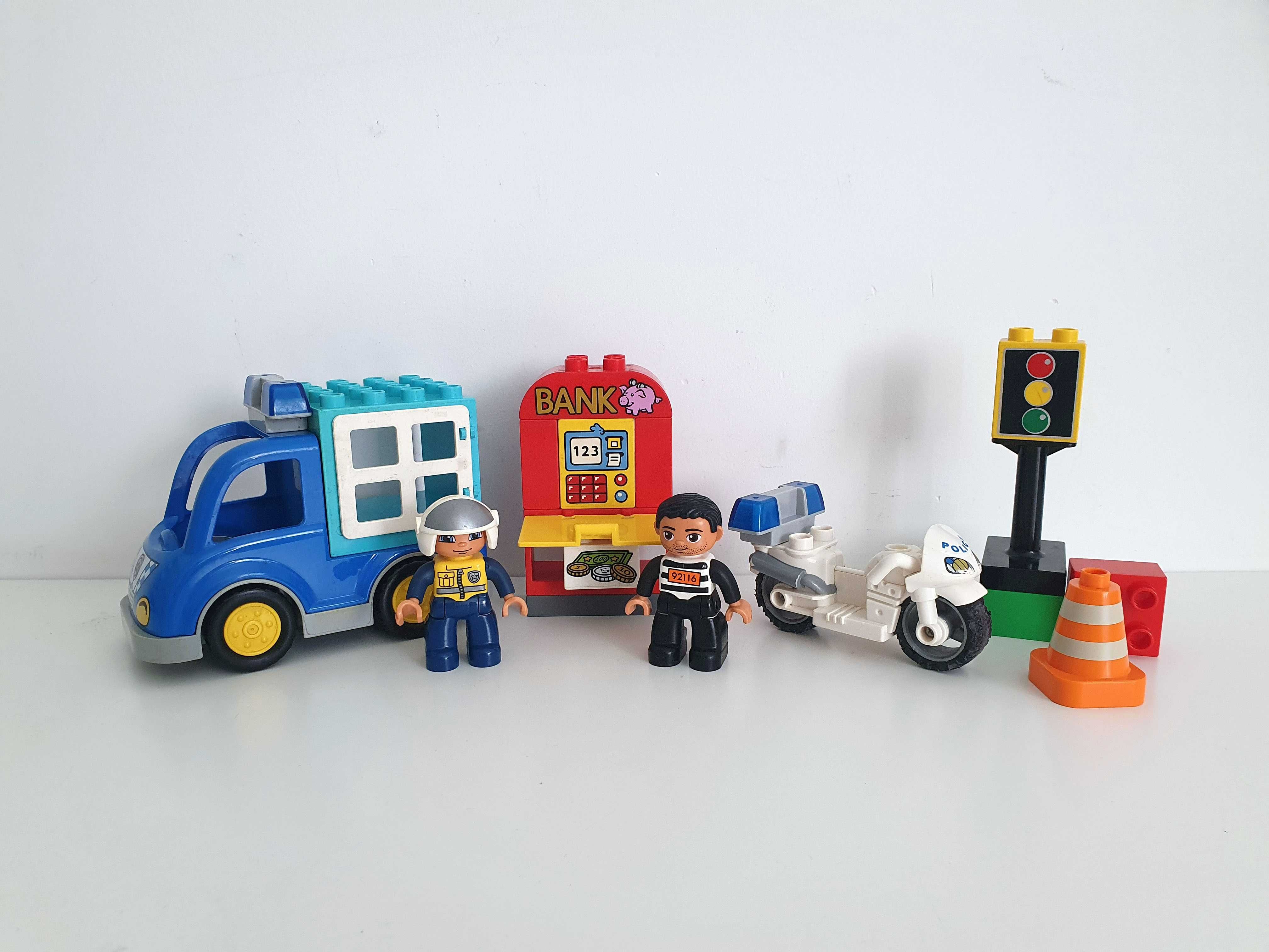 Lego DUPLO 10809 patrol policyjny 5679 motocykl policja sygnał klocki