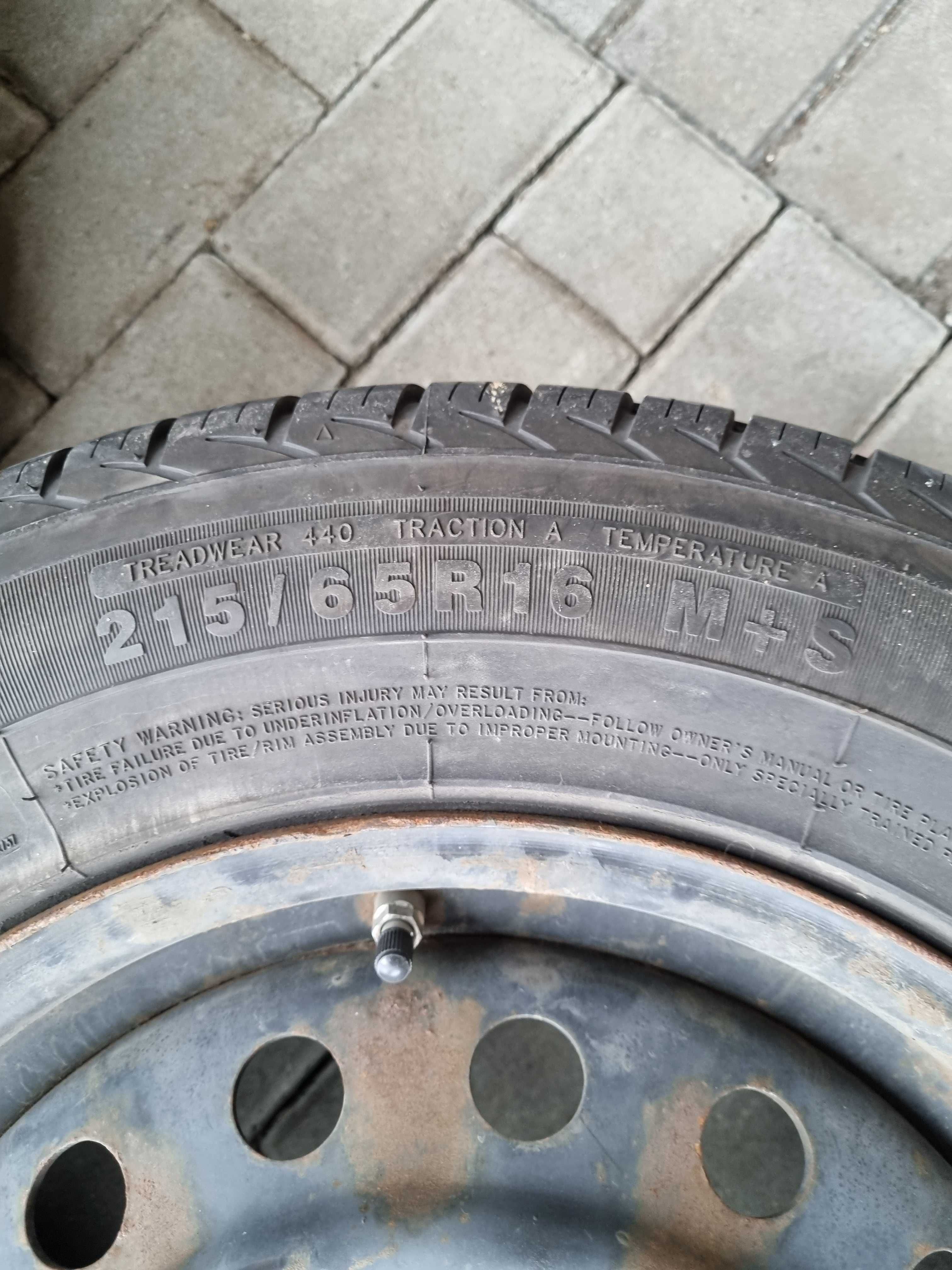 Koła Torque 215/65/R16 98H Wielosezon z czujnikami TPMS do Sienna XL20