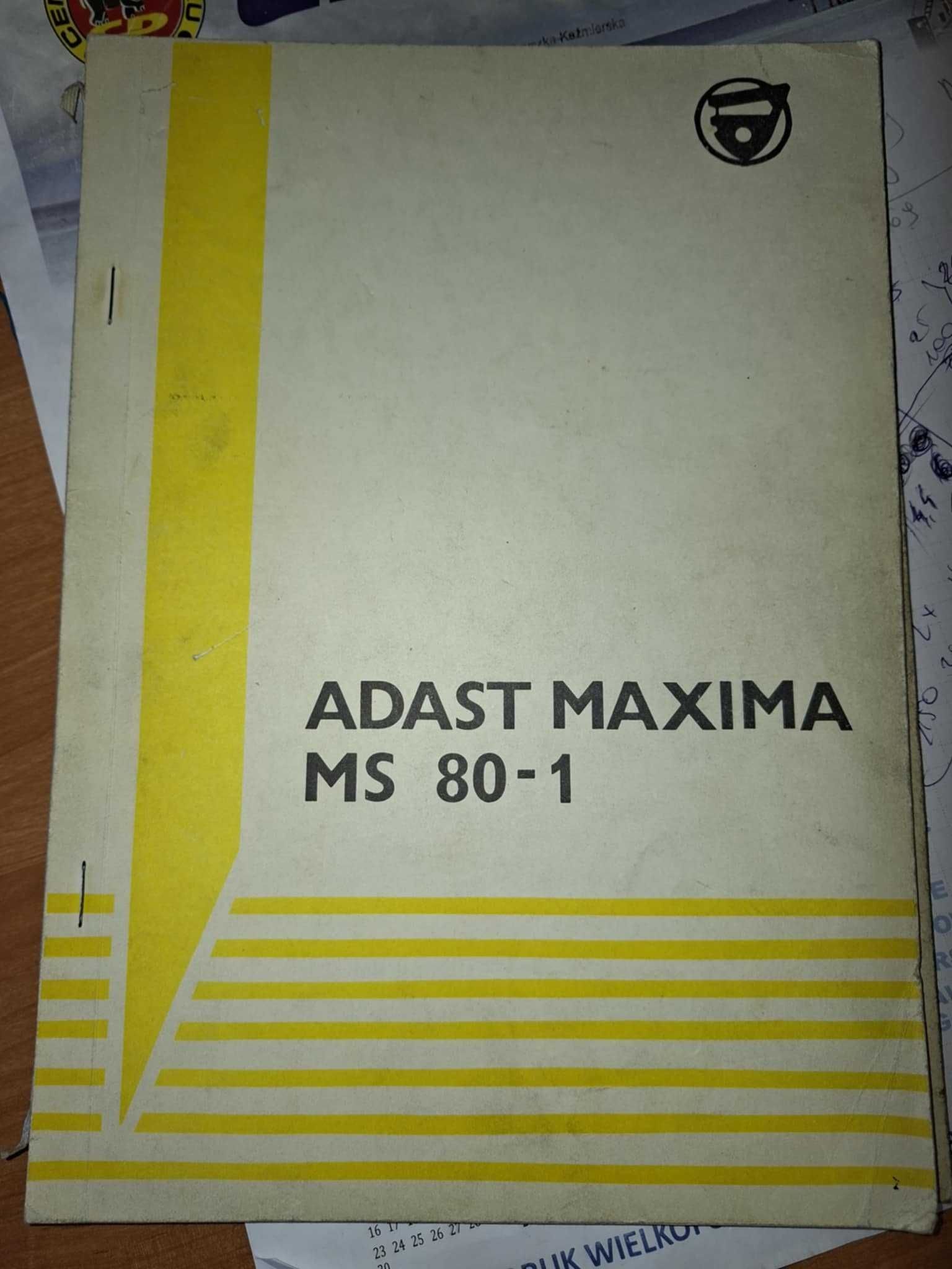 instrukcje krajarki Adast Maxima 80 /115