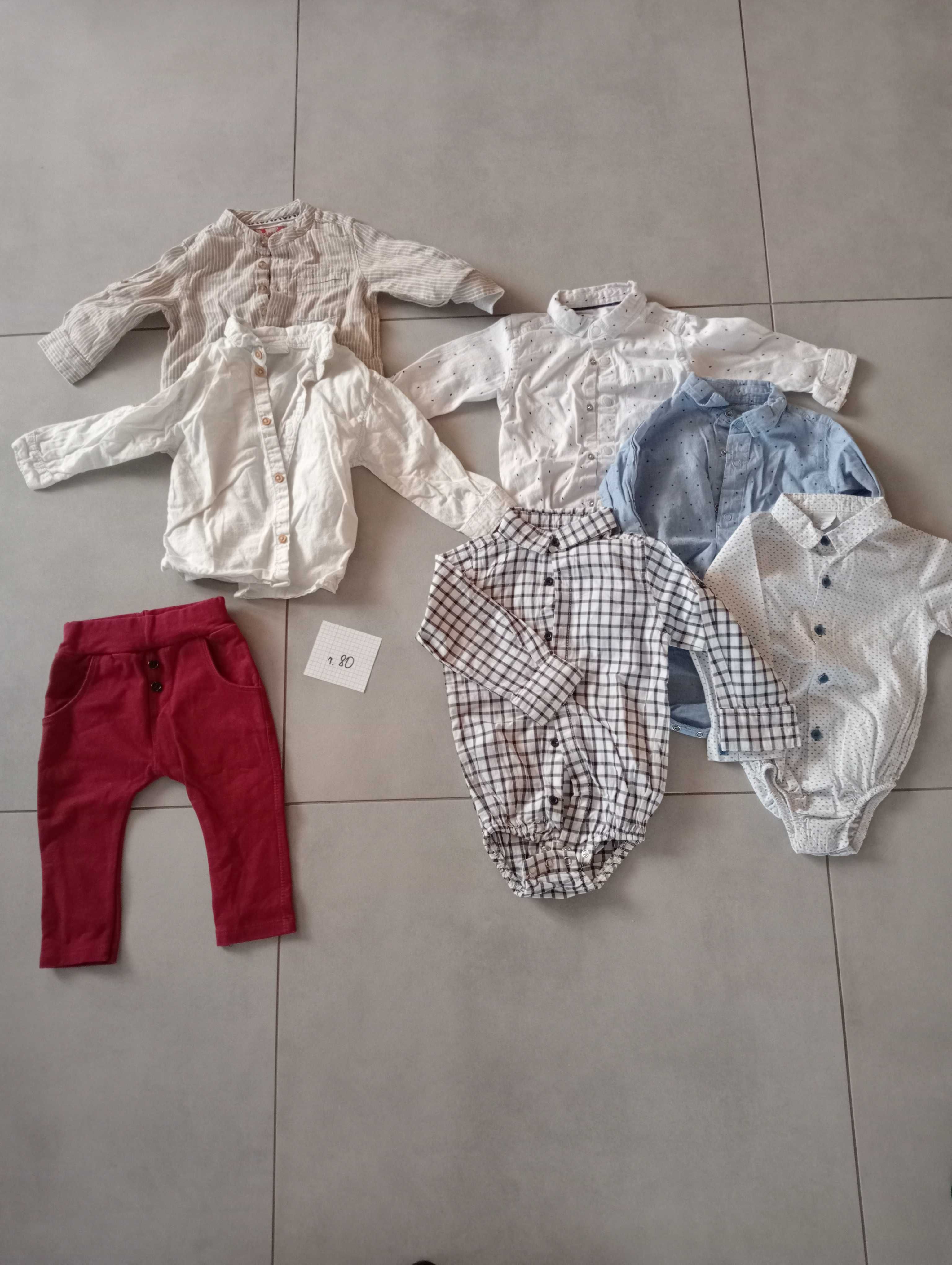 Koszulobody koszule body koszulowe 80