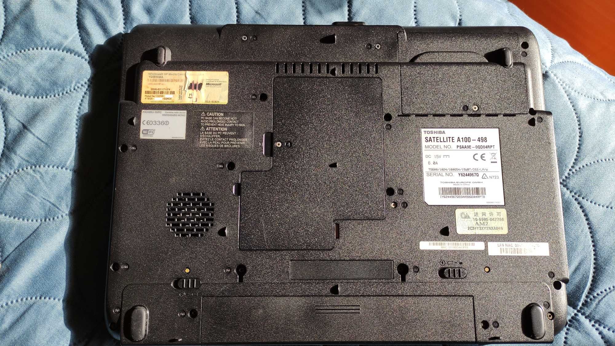 Toshiba Satellite A100-498