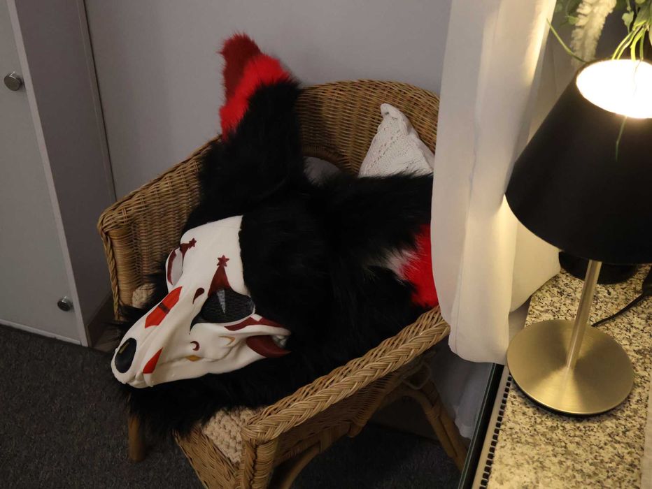 Skull Dog Maska Fursuit furry