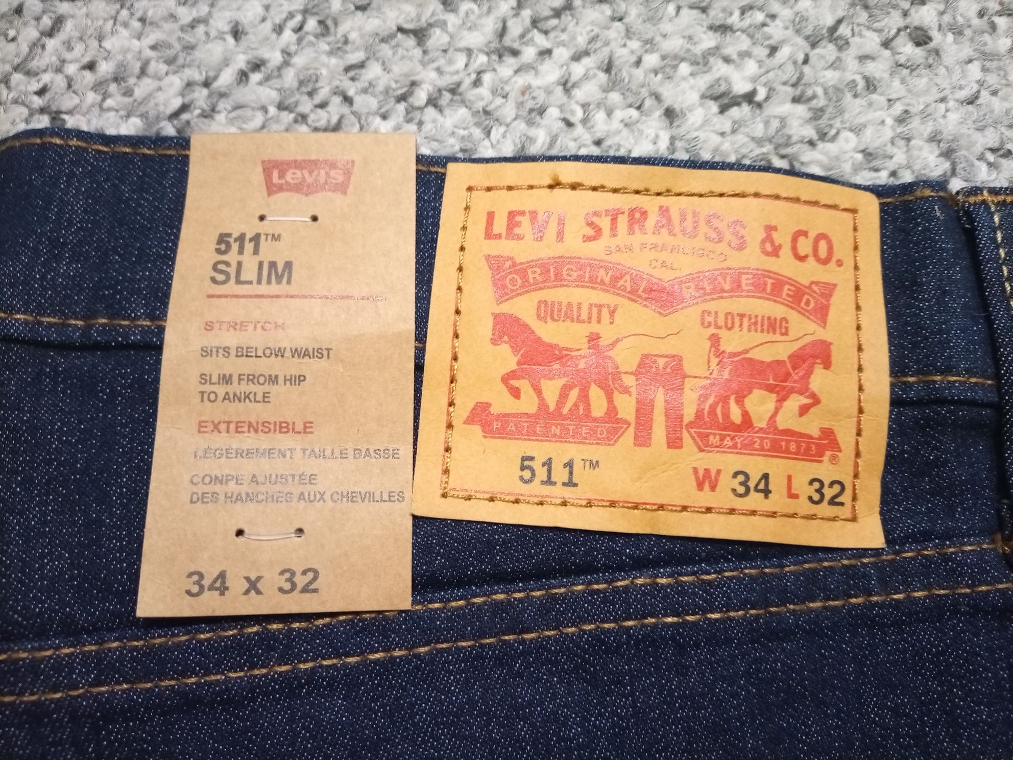 Джинси Levi's оригінальні нові в упаковках брендові найкраща якість