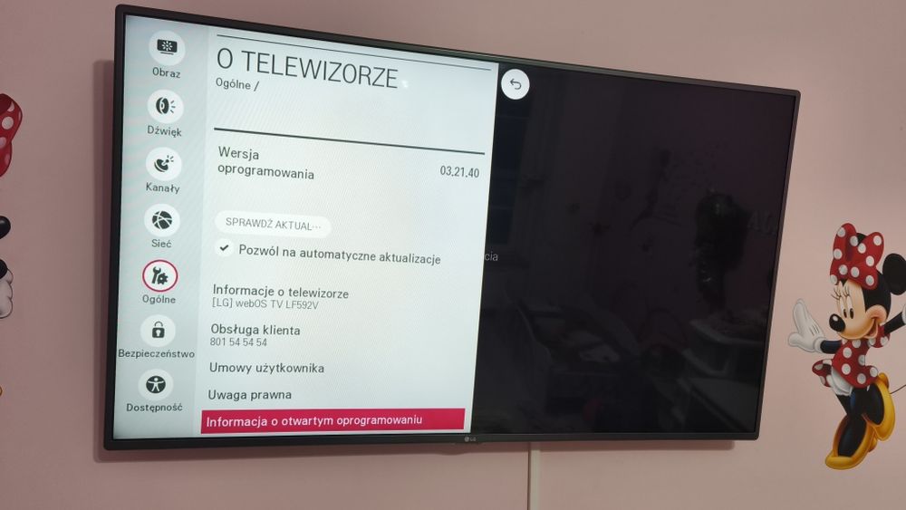 TV LG webos 55 cali