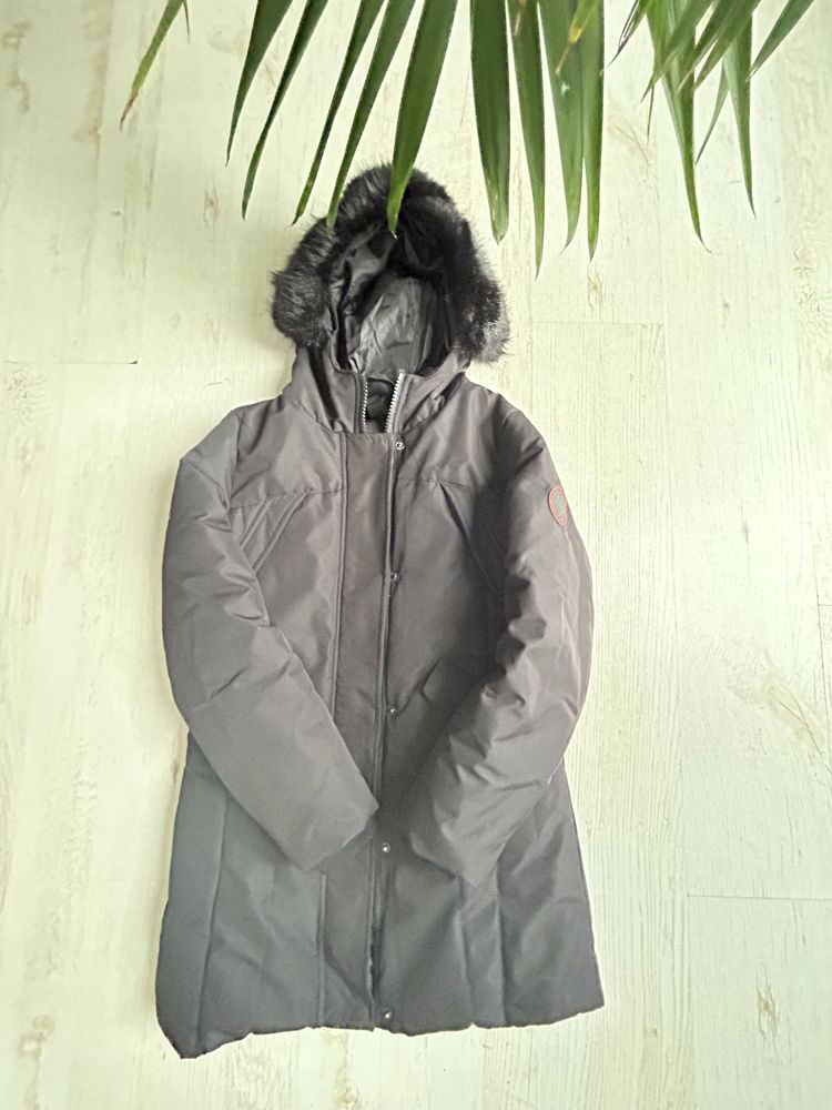 Płaszcz zimowy Geographical Norway xs parka piękny